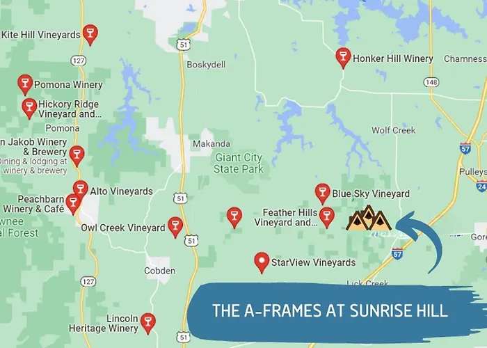 Breathtaking A-frame With Impressive Nature Views In Carbondale, Illinois
