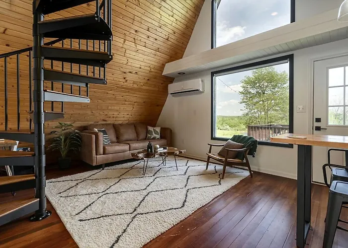 Breathtaking A-frame With Impressive Nature Views In Carbondale, Illinois Дом отдыха *